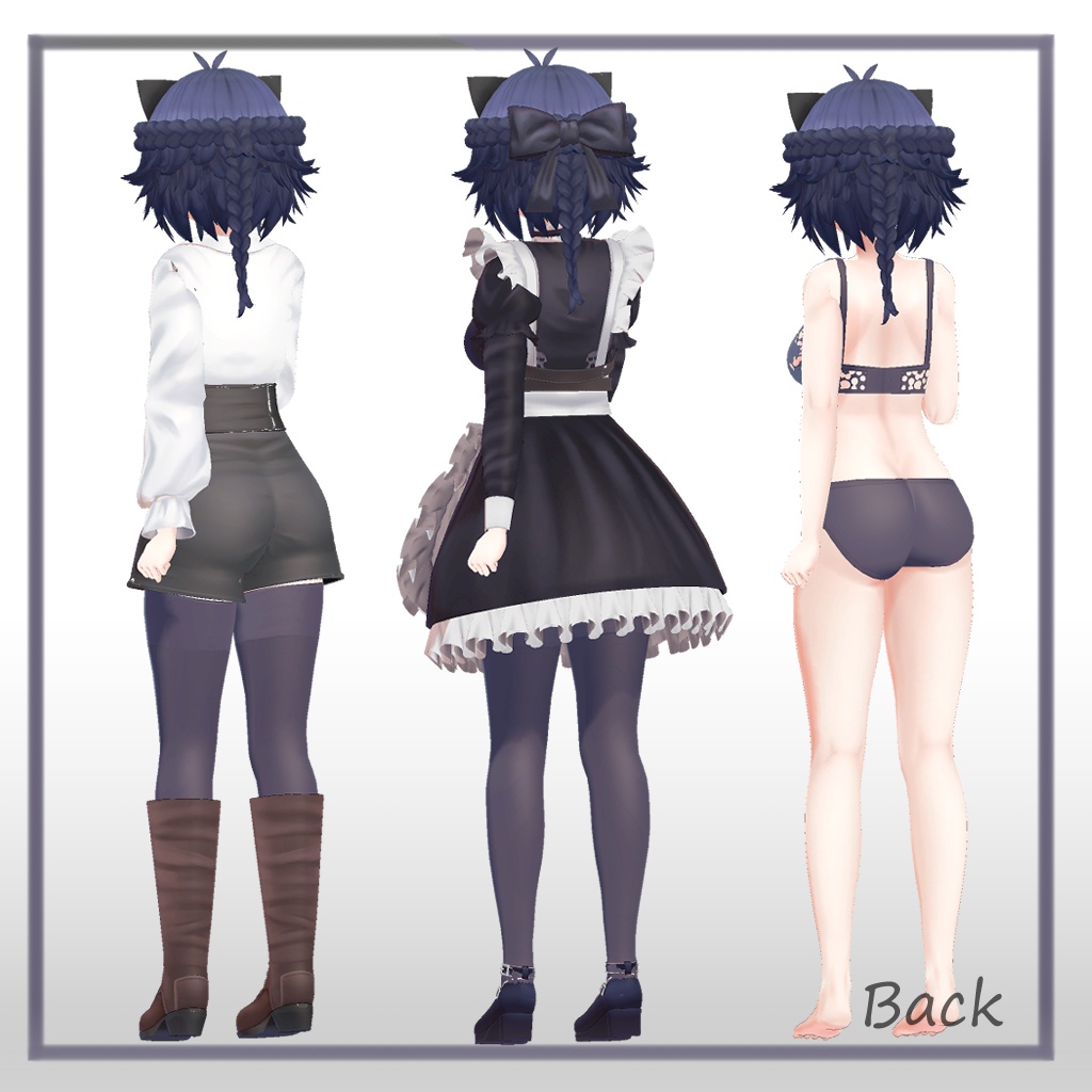 オリジナル3Dモデル「Buna」Ver 1.01