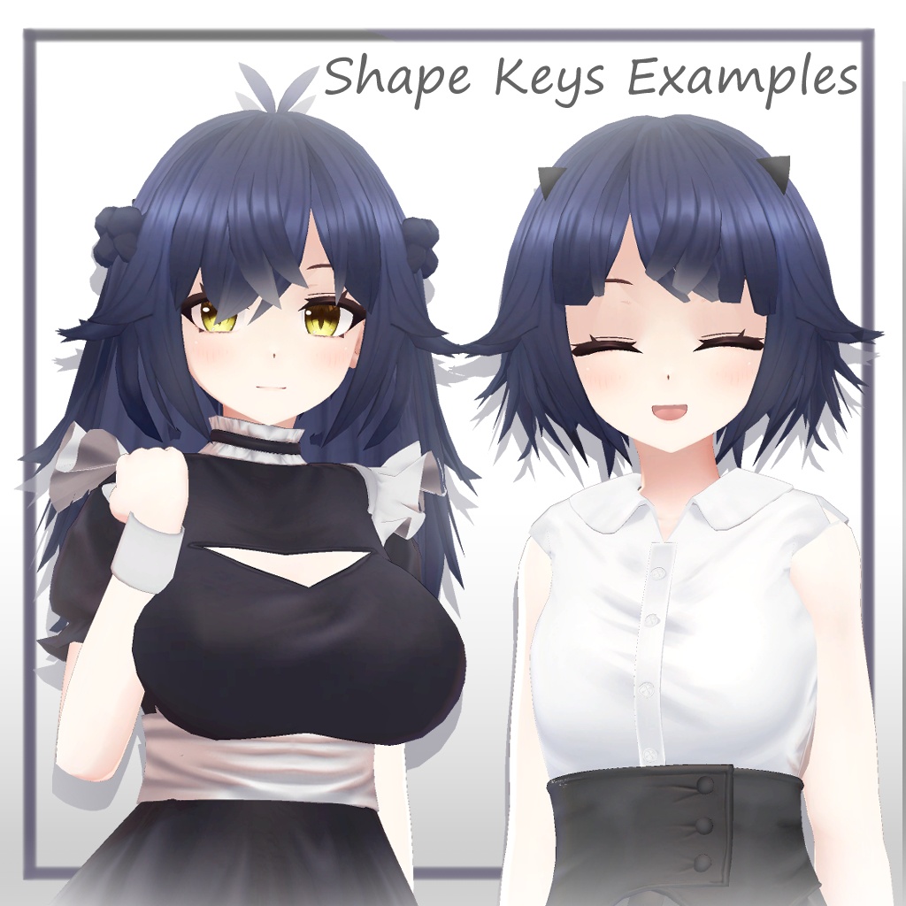 オリジナル3Dモデル「Buna」Ver 1.01