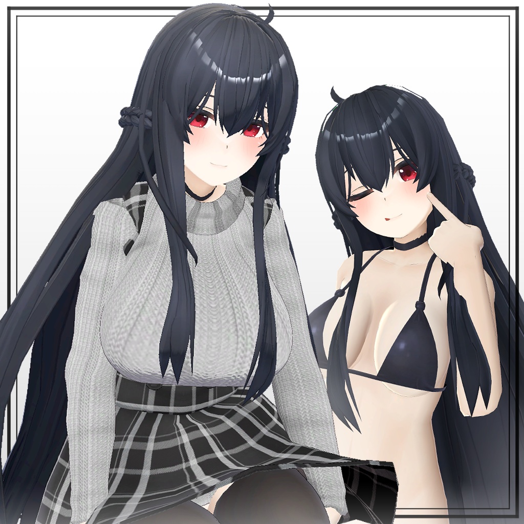 オリジナル3Dモデル「津麦」Ver1.11