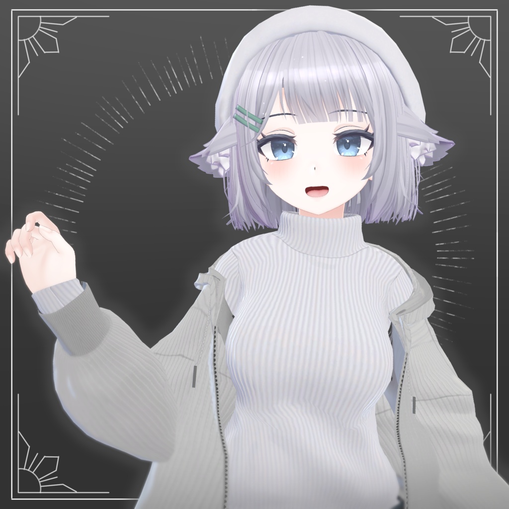 オリジナル3Dモデル「ほのか」ver1.00