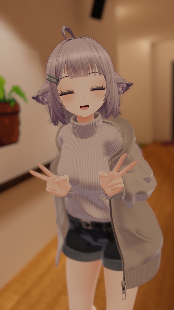 オリジナル3Dモデル「ほのか」ver1.00