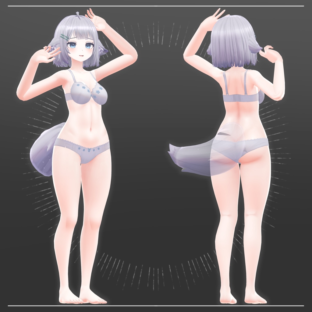 オリジナル3Dモデル「ほのか」ver1.00