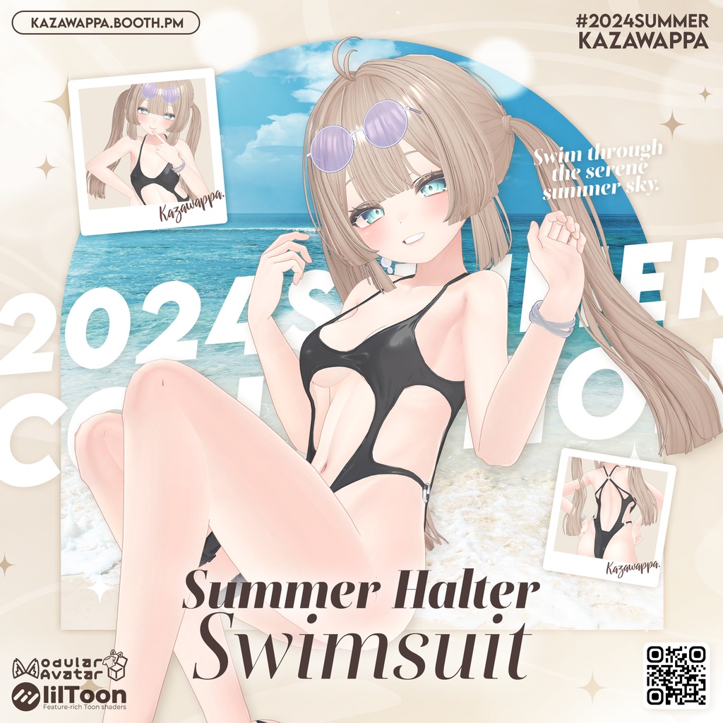 Summer Halter Swimsuit [6アバター対応]