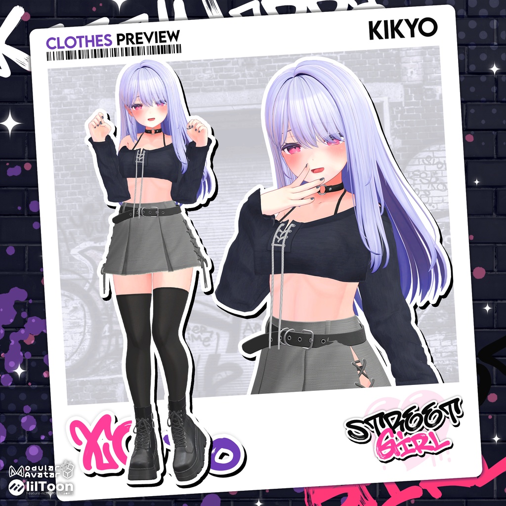 【8アバター対応】Street Girl