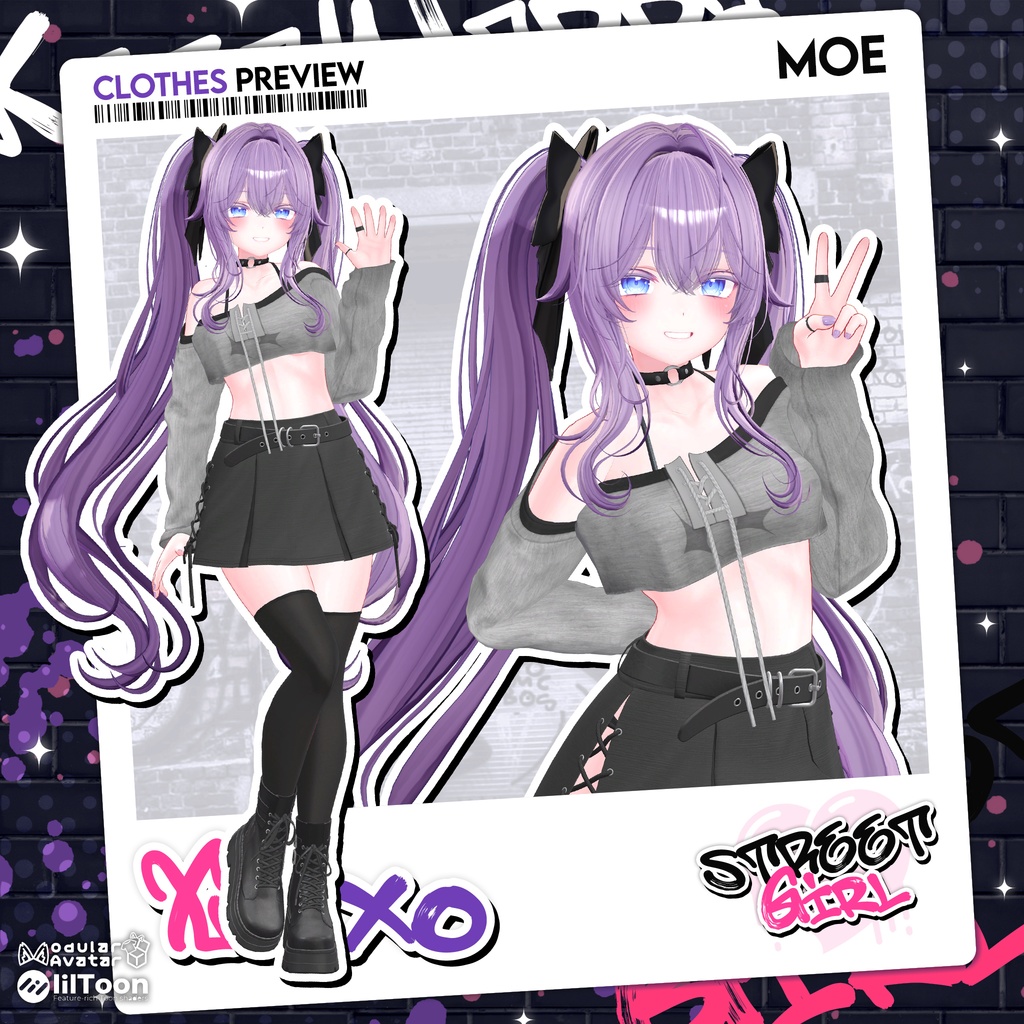 【8アバター対応】Street Girl