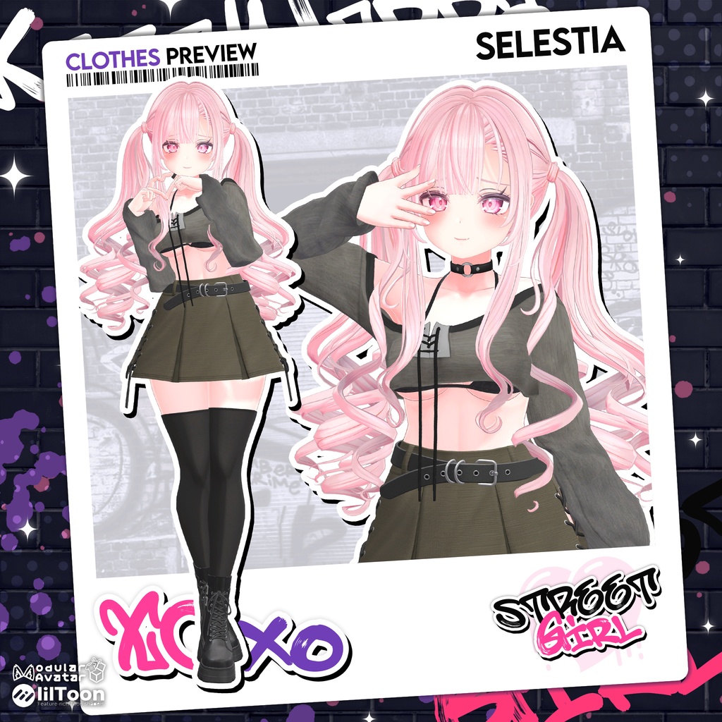 【8アバター対応】Street Girl