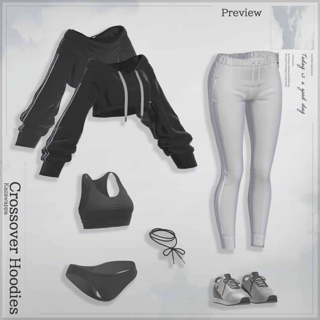 【10アバター対応】Crossover Hoodies