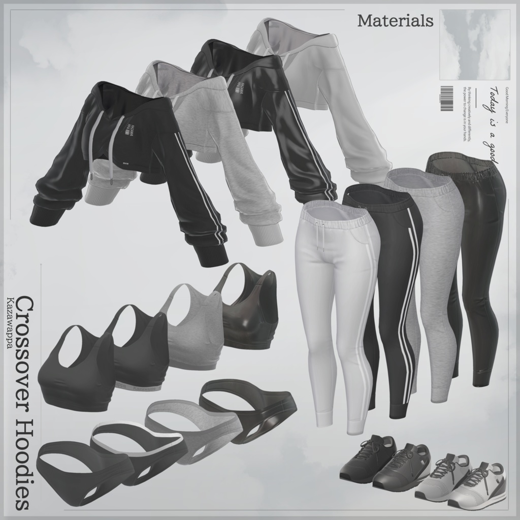 【10アバター対応】Crossover Hoodies