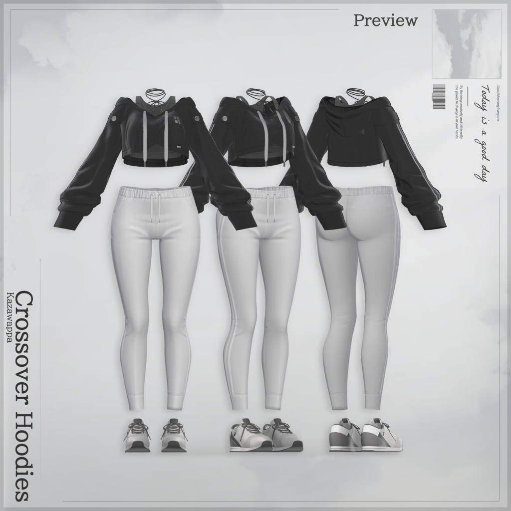 【10アバター対応】Crossover Hoodies