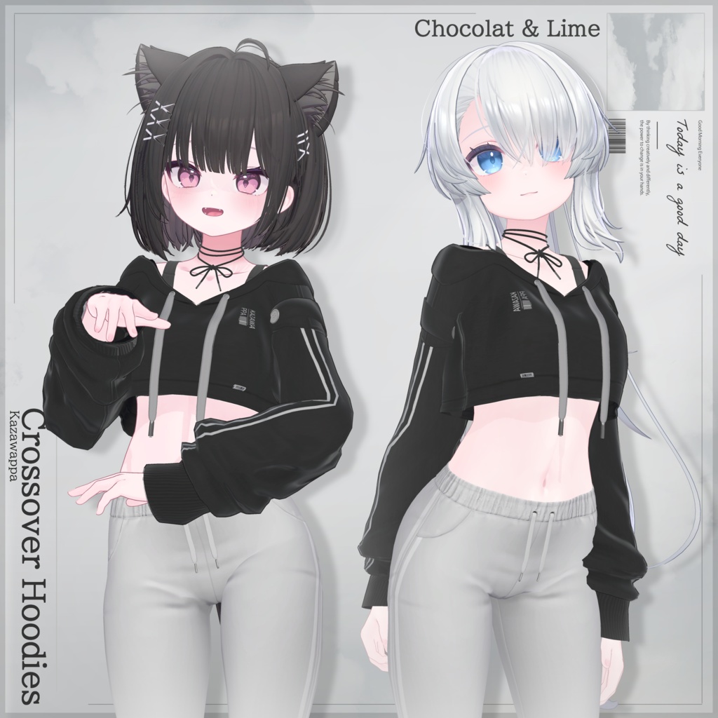【10アバター対応】Crossover Hoodies