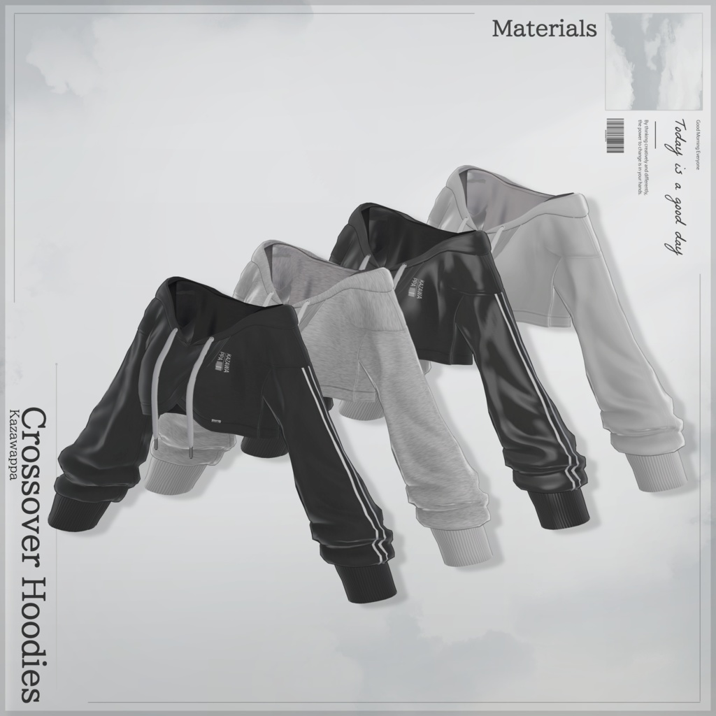 【10アバター対応】Crossover Hoodies