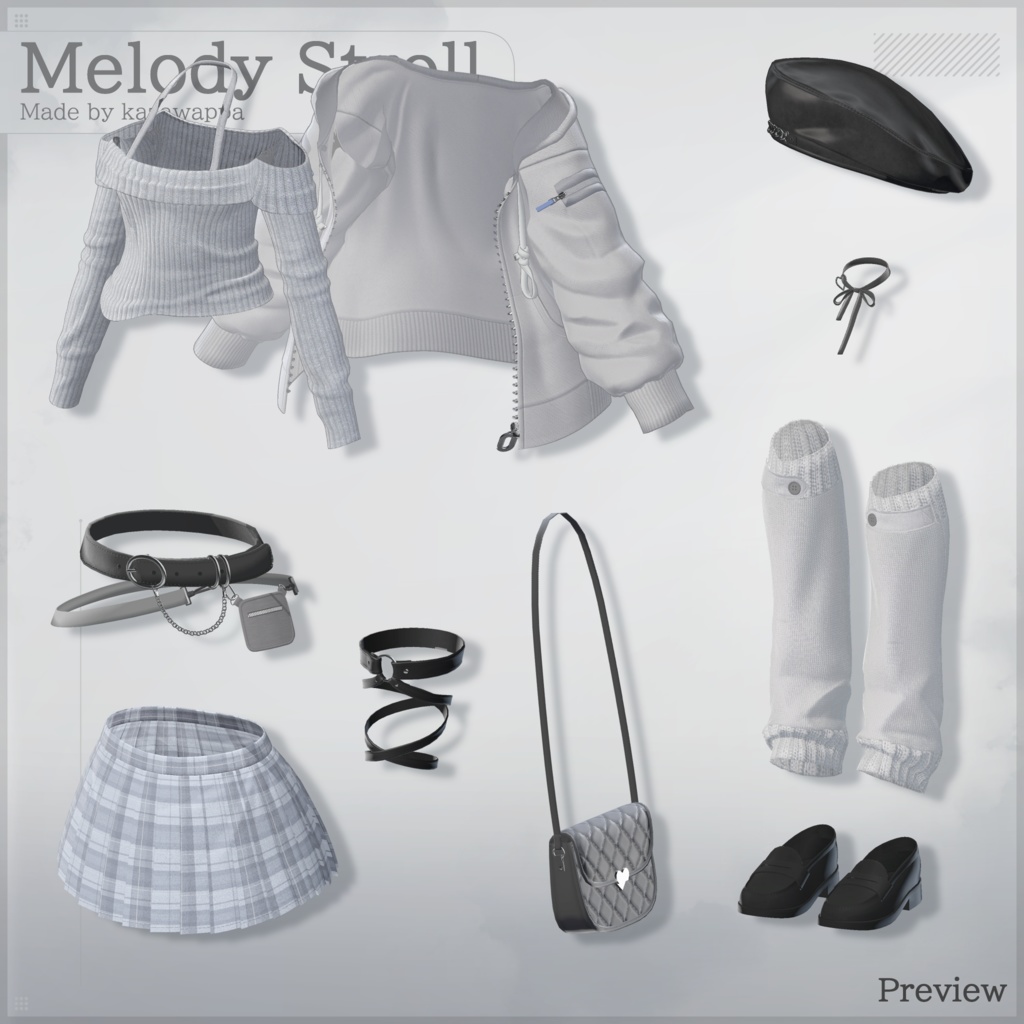 【10アバター対応】Melody Stroll