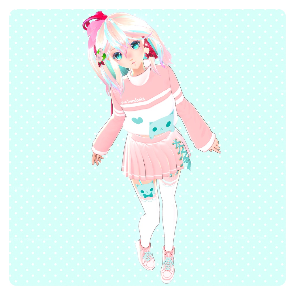 ♡ Peeking Kitten Set ♡ BETA Vroid ONLY