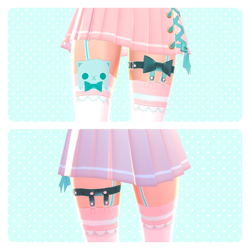 ♡ Peeking Kitten Set ♡ BETA Vroid ONLY