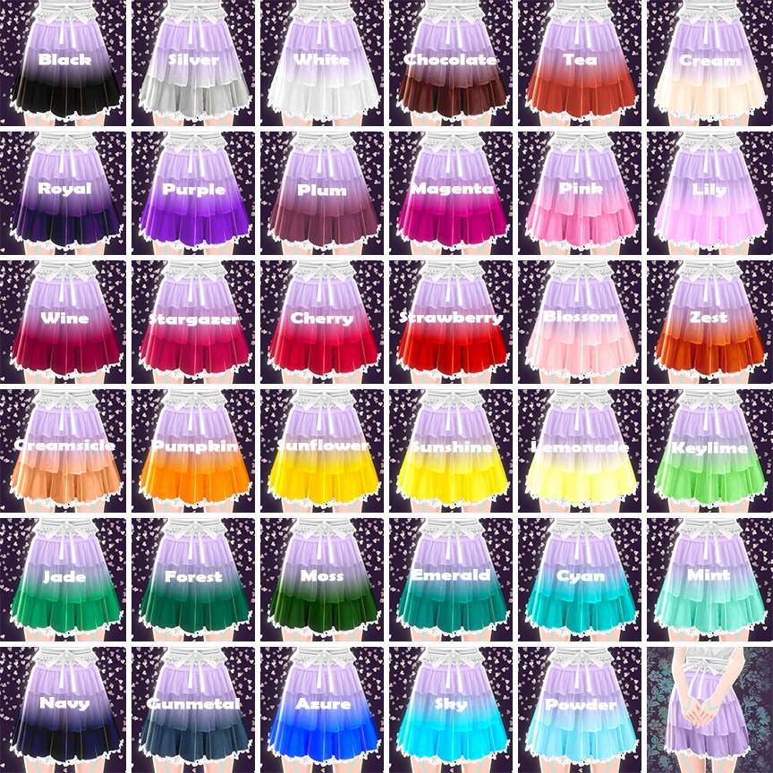 ♡ Ruffle Skirt Mix & Match! ♡