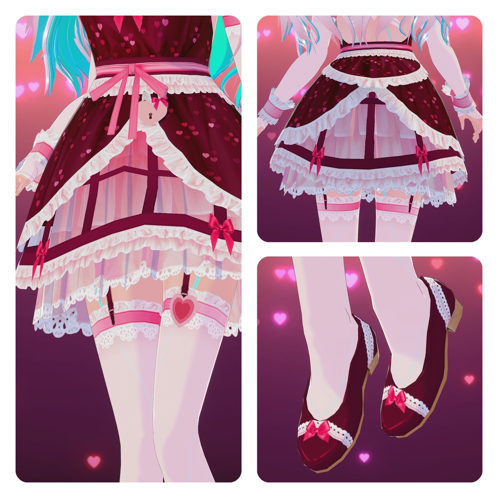 ♡ Valentine Lolita Set ♡