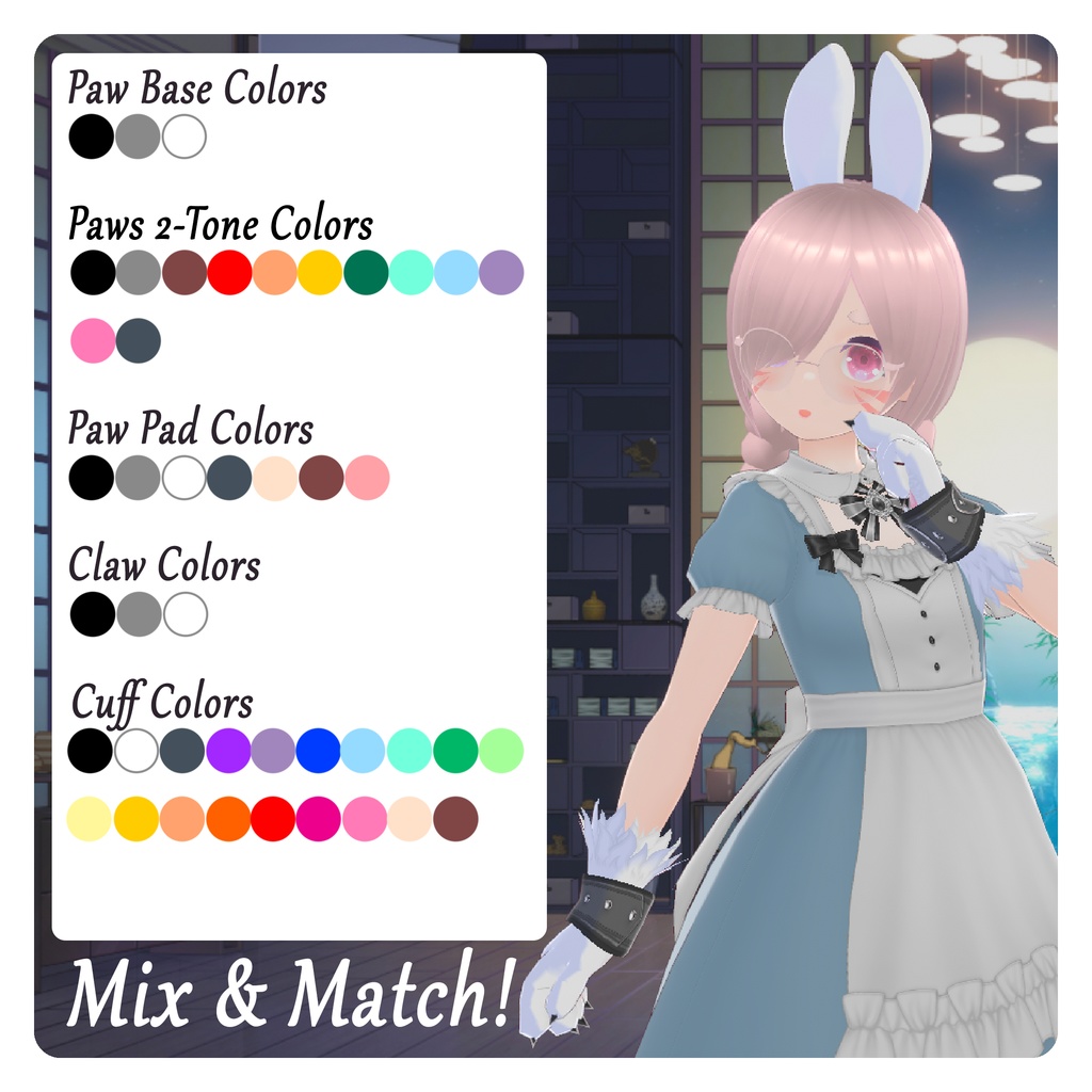 ♡ Cuffed Cat Paws ♡