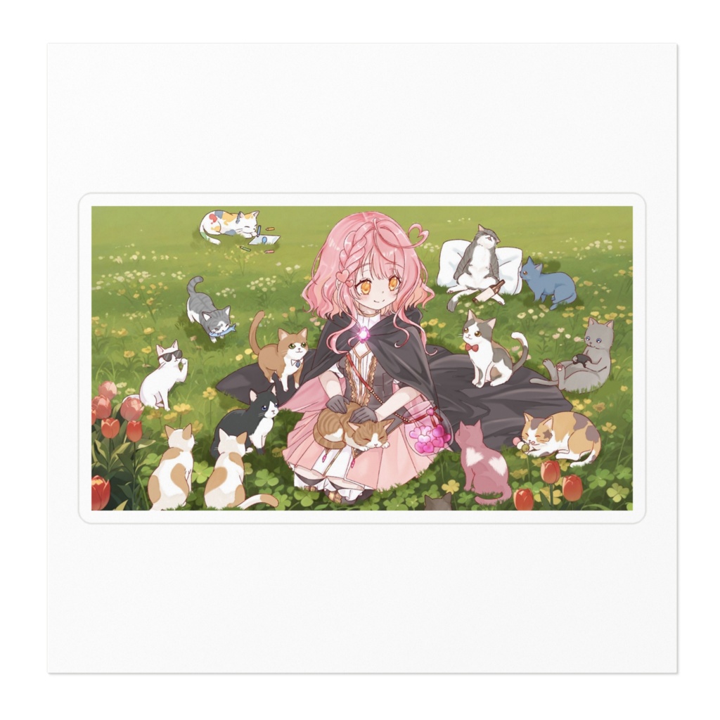 時渡ノア猫達との日常ステッカー