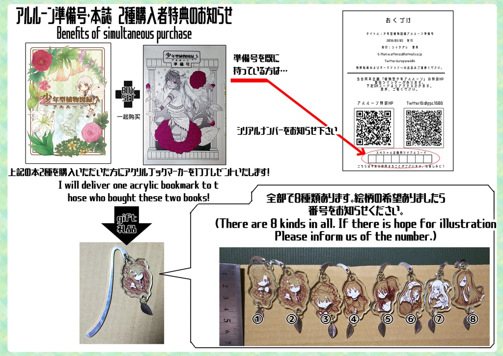 【創作イラスト集】少年型植物図録アルルーン