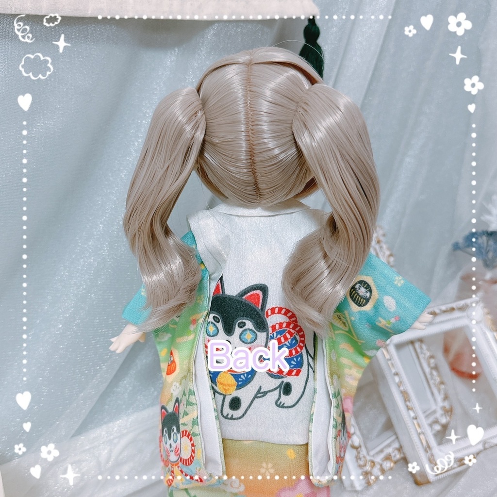 わたあめ　7inch　ウィッグ