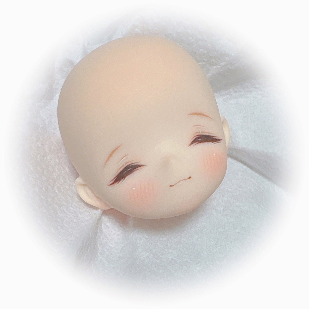 KIMDOLL　桃碎碎 (閉眼) 　ミルクベージュ肌　カスタムヘッド