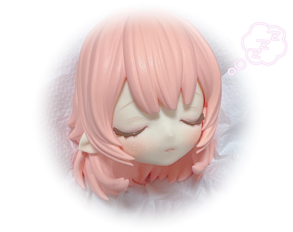 SproutingDragonDoll キャスト製 カスタムヘッド+ウィッグ ※難あり