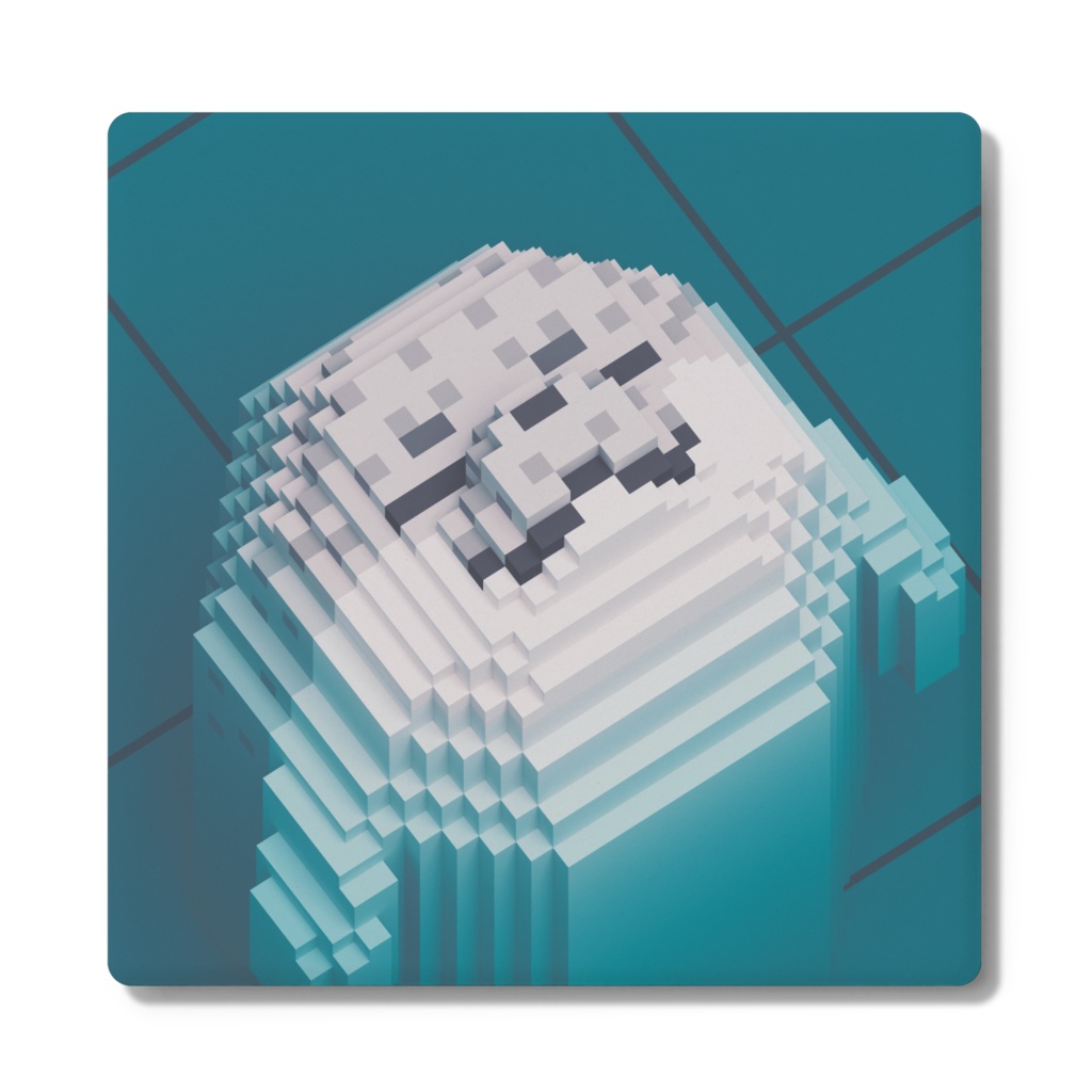 あざらし 白雲石コースター