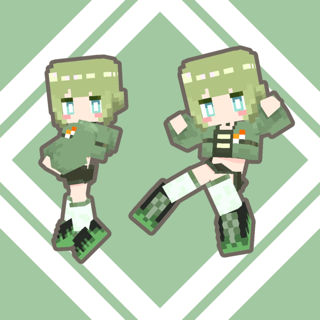 ミドリ【3Dモデル/VRM】