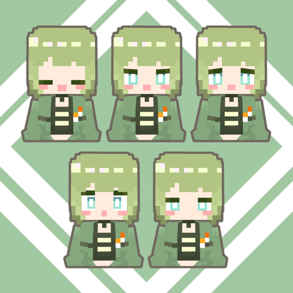 ミドリ【3Dモデル/VRM】