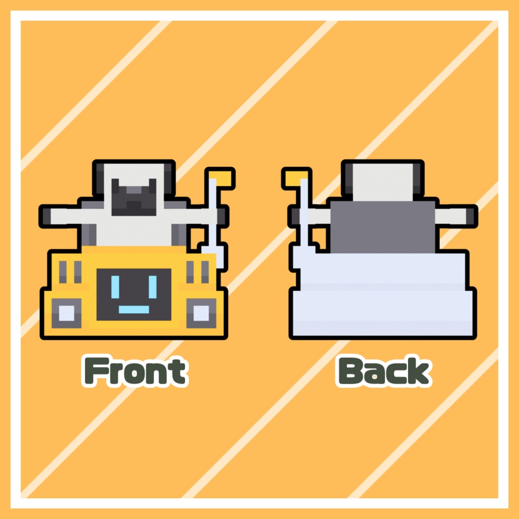 パグ UFO【3Dモデル/VRM】