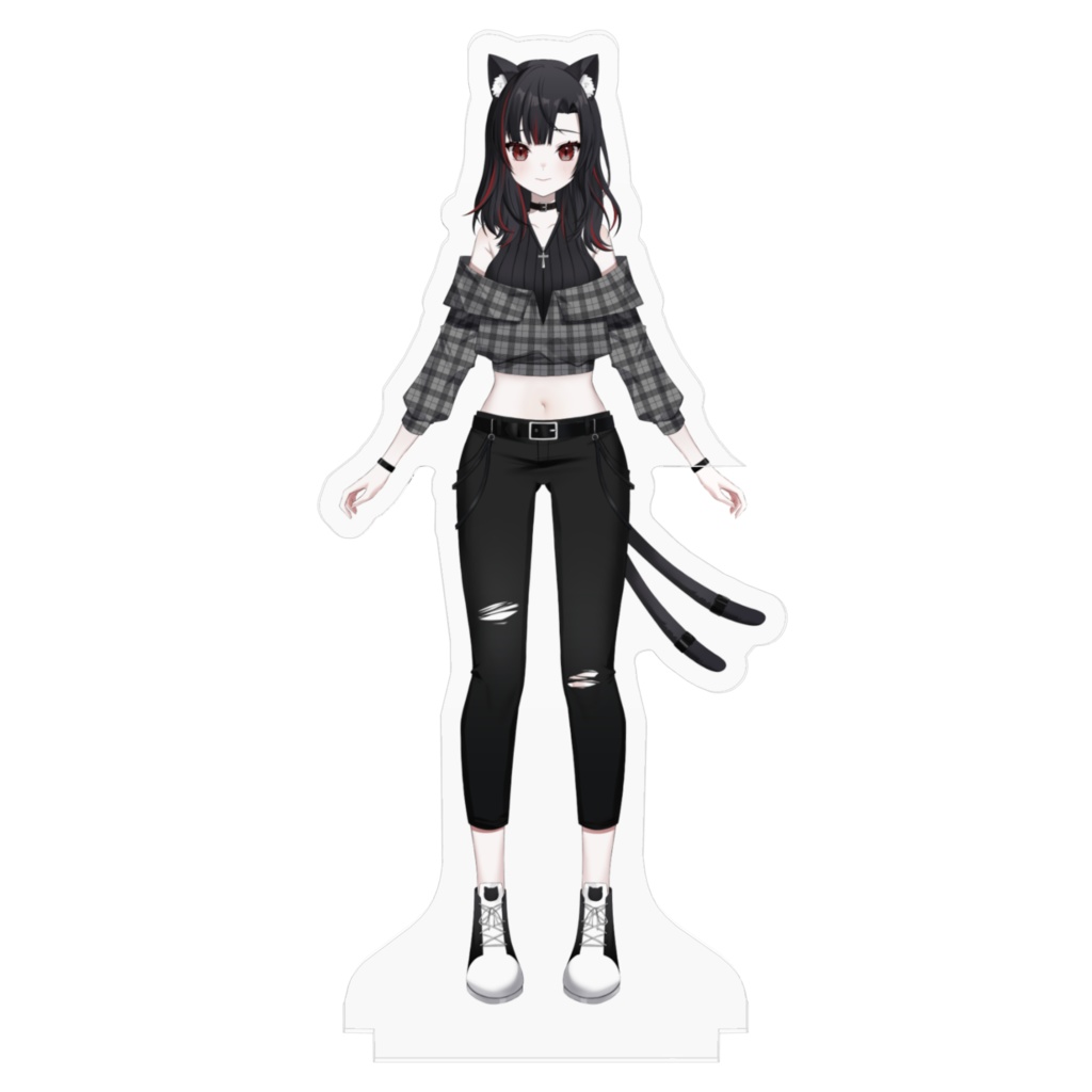 素顔Ver 新ビジュアクリルフィギュア【猫宮詩面】