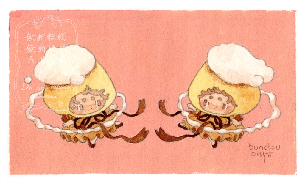 【ドローイング】プリンの日