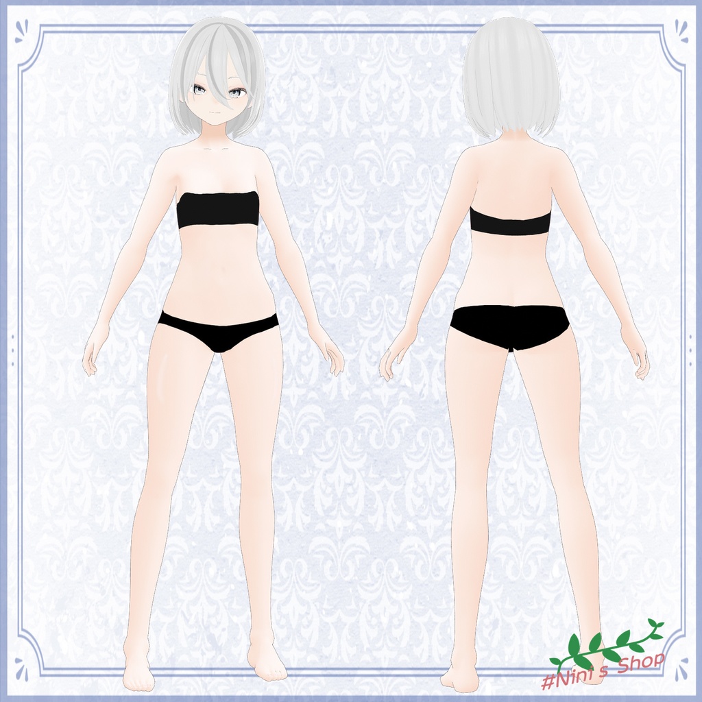 女性素体モデル01 【VRoid正式版】VRoid nini_female model 01