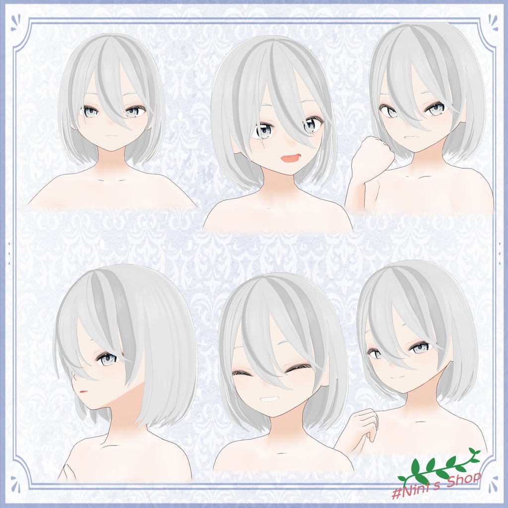 女性素体モデル01 【VRoid正式版】VRoid nini_female model 01