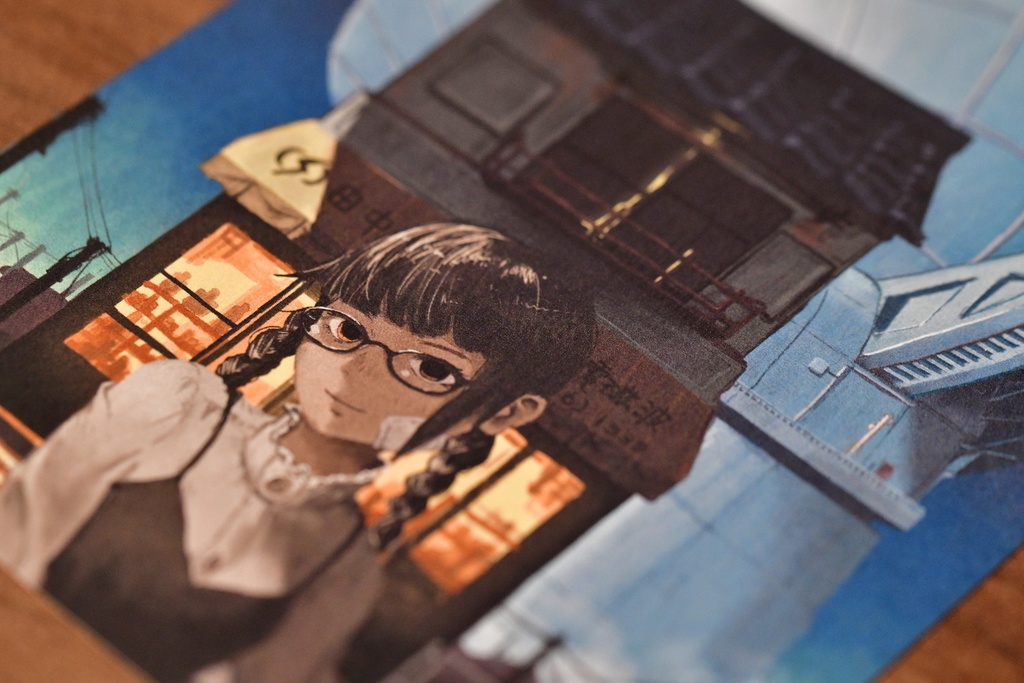 ポストカード 夕焼けとほしぞら