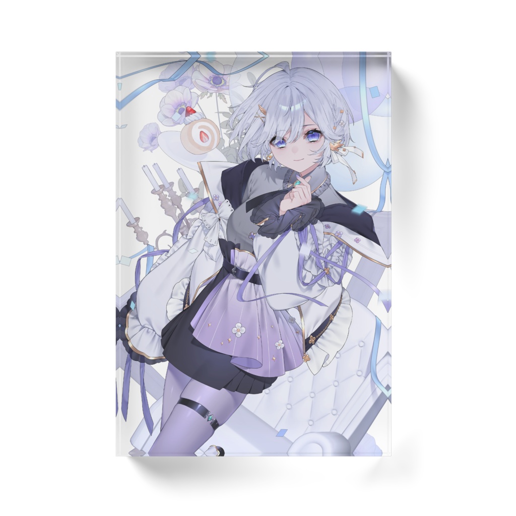 【受注販売】┆透羽┆1周年記念グッズ(アクリルブロック)