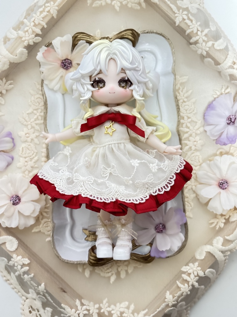 星のショートケーキワンピース