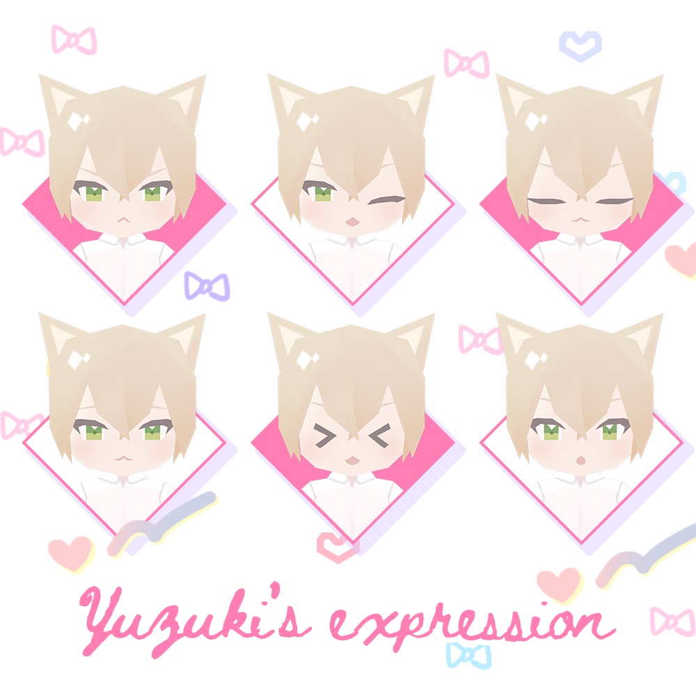 【Free】オリジナルアバター「ぷち尚也」「ぷち柚希」 | VRChat(PC/Quest),Cluster対応