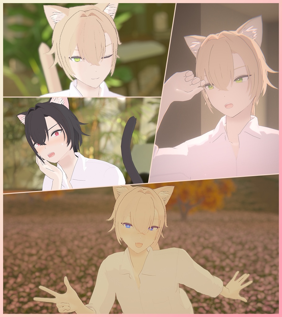 3Dオリジナルアバター「柚希くん」 #yuzuki_kneko