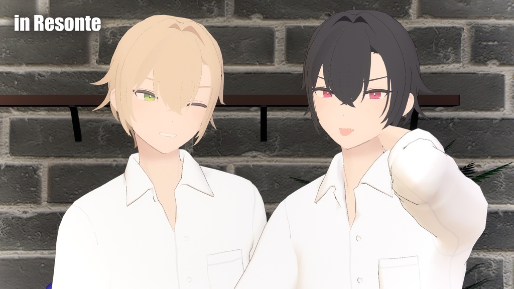 3Dオリジナルアバター「柚希くん」 #yuzuki_kneko