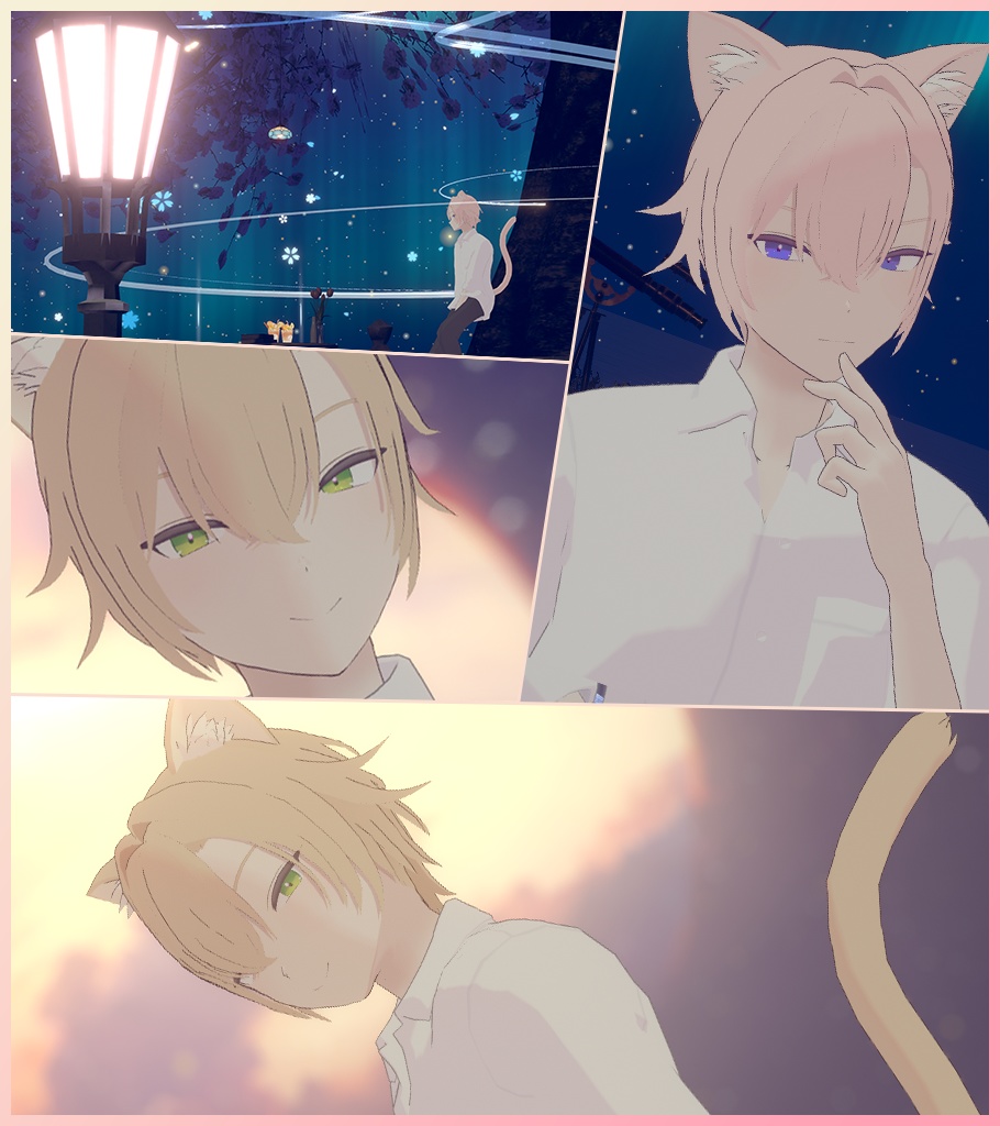 3Dオリジナルアバター「柚希くん」 #yuzuki_kneko