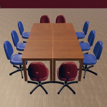 会議テーブル・椅子セット（大）