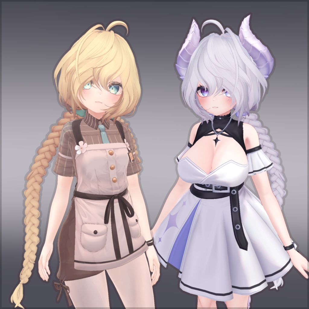 【9 avatars】【VRC Hair】【VRC想定】 - スリーピーブレイズ - Sleepy Braids
