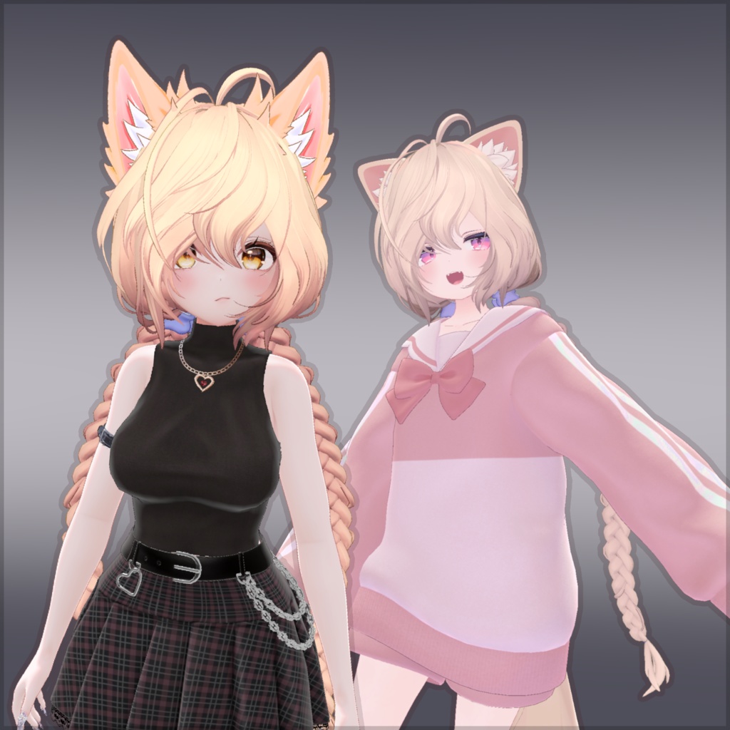 【9 avatars】【VRC Hair】【VRC想定】 - スリーピーブレイズ - Sleepy Braids
