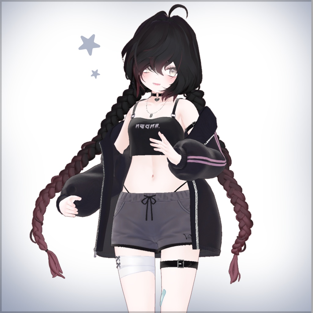 【9 avatars】【VRC Hair】【VRC想定】 - スリーピーブレイズ - Sleepy Braids