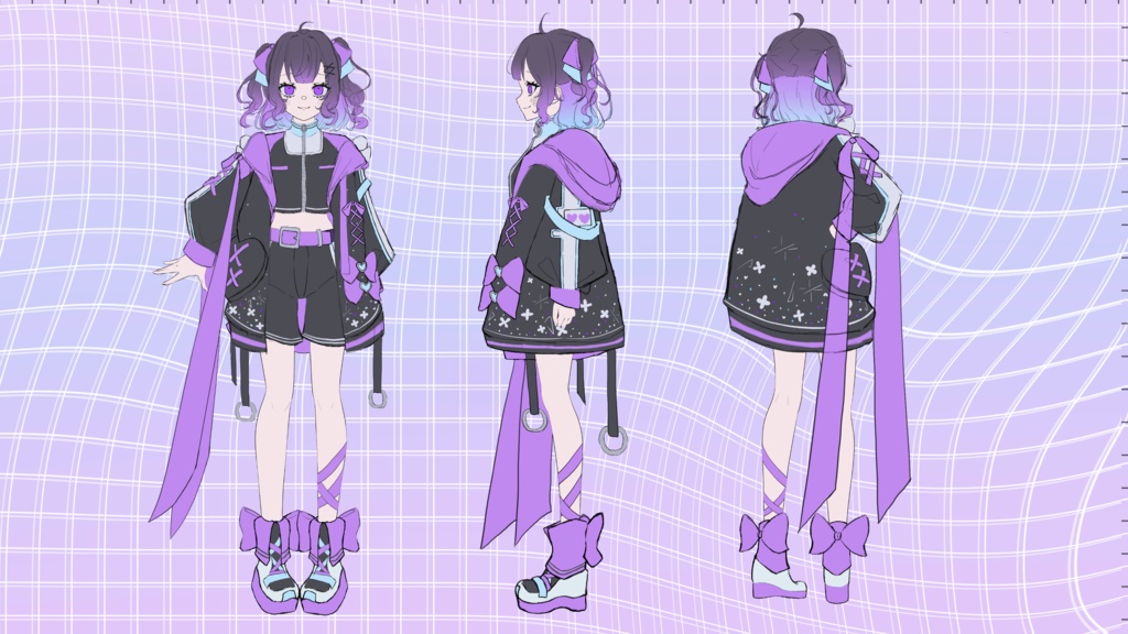 【無料配布PSD立ち絵】UTAU/MYCOEIROINK音源「蔓歌せら」PSD立ち絵ver1.0