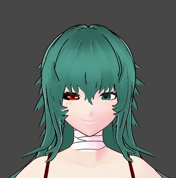 Eto Yoshimura (芳村 愛支) Tokyo Ghoul model (hair, eyes, costume, skin) // Bandage ver. presets