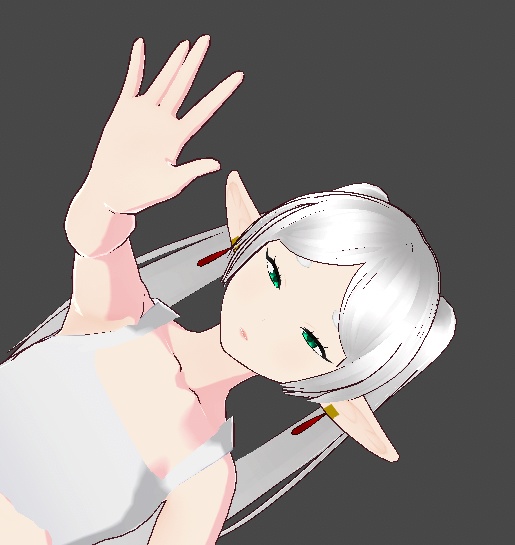 Frieren (フリーレン) Frieren: Beyond Journey's End (Hair, Eyes, Costume, Dress, Earings, Expressions) // White dress ver. preset