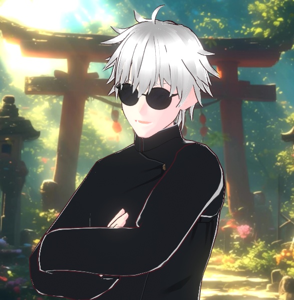 Gojo Satoru (五条悟) Jujutsu Kaisen (呪術廻戦) (Hair, Uniform, Face, Eyes, Glasses, Expressions) presets