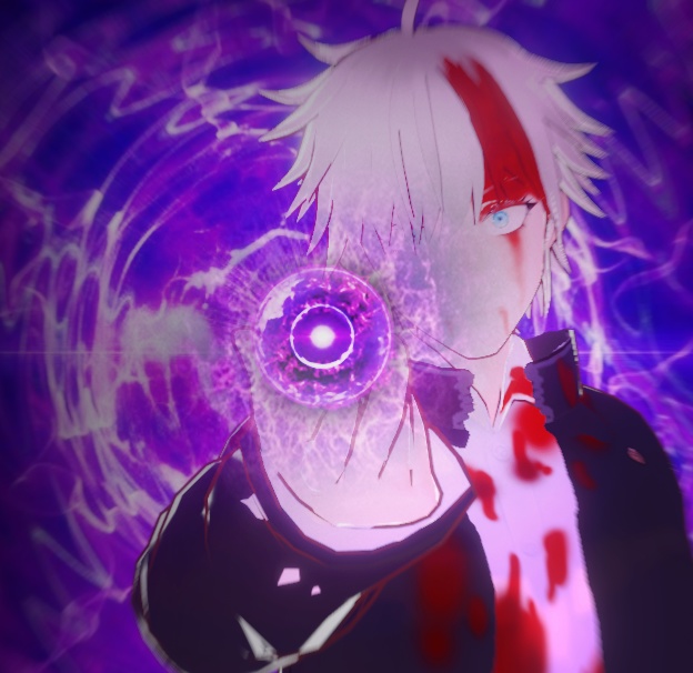 Gojo Satoru Awakening Ver. (Bleeding) (五条悟) Jujutsu Kaisen (呪術廻戦) (Hair, Uniform, Face, Eyes, Expressions) GOMEN AMANAI~ presets